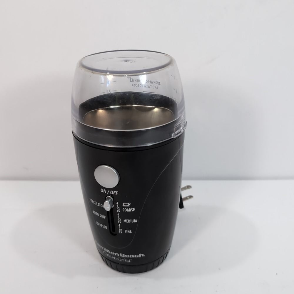 Hamilton Beach Custom Grind 15 Cup Coffee Grinder 80344 Tested Working